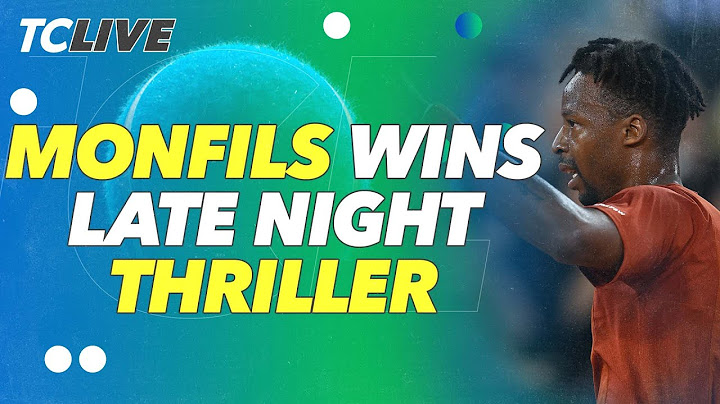 Monfils Wins a Five Set Thriller, To Face Draper Next | TC Live