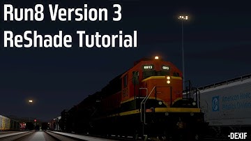 Run8 Train Simulator V3 - ReShade Setup Tutorial