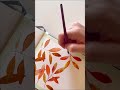 Peindre Des Feuilles D Automne à L Aquarelle Fusions Art Méditation Watercolor Leaves Tuto