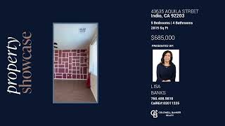 43635 Aquila Street Indio, CA |