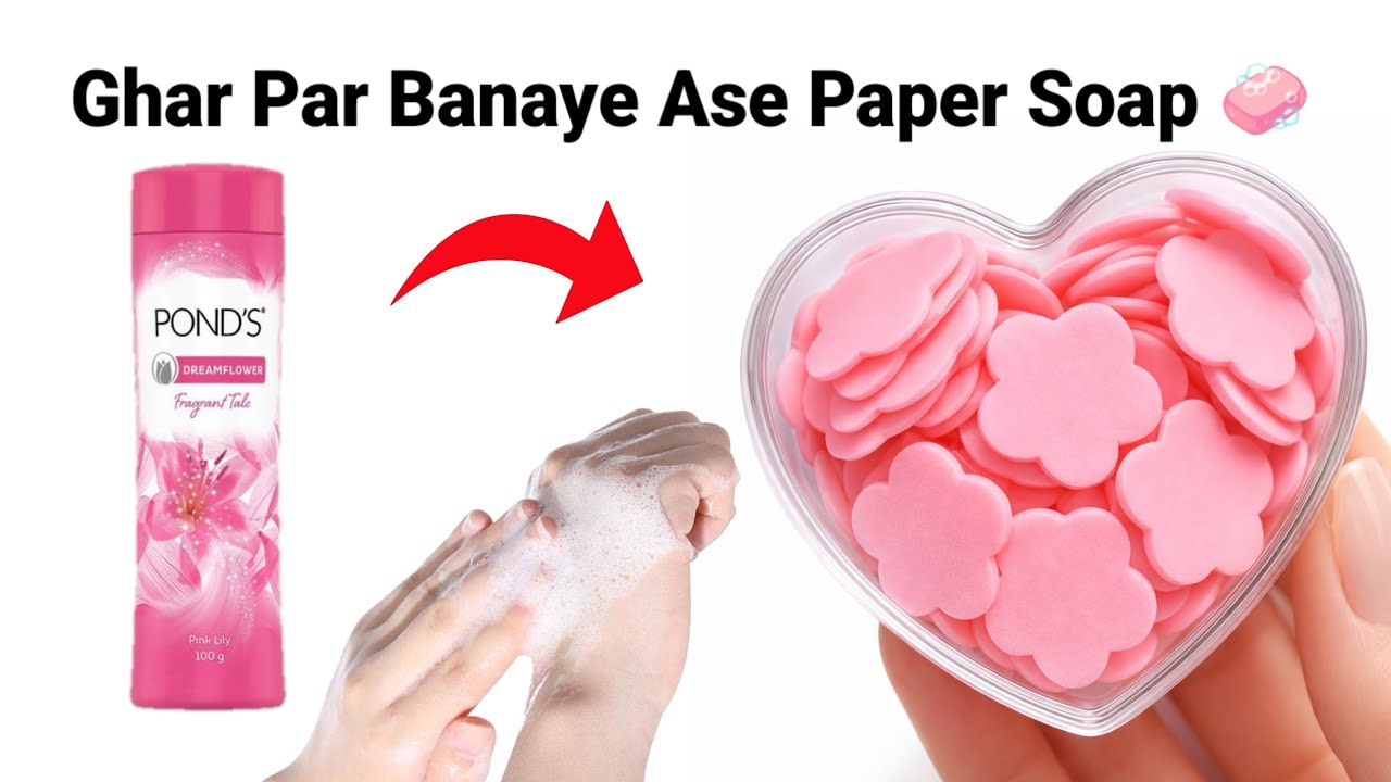 Homemade paper soap making kit/homemade paper soap/How to make paper soap/paper soap making/
