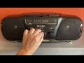 Sharp WQ750. Профилактика +подсветка шкалы радио