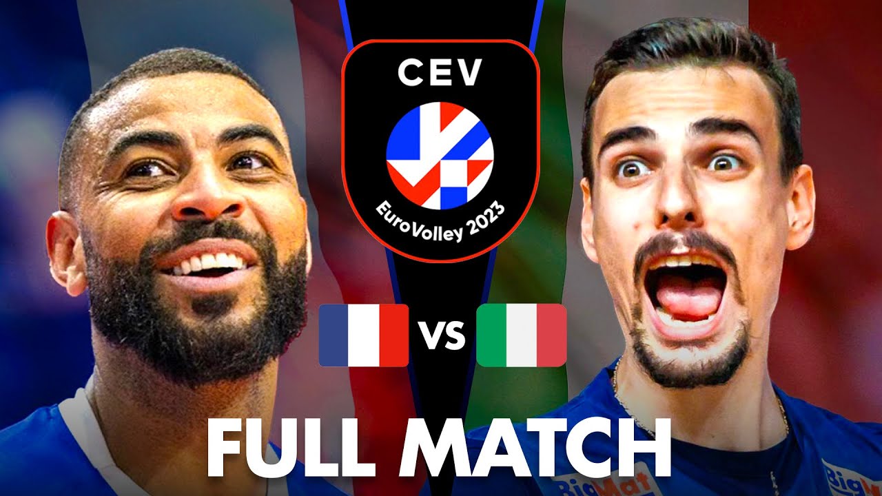 France 🇫🇷 vs Italy 🇮🇹 | Full Match | CEV EuroVolley 2023 Semifinal