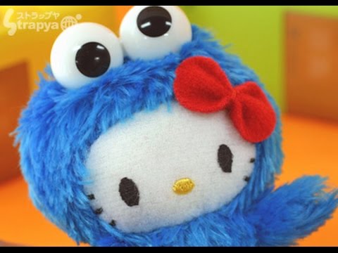DIY/HELLO KITTY/COOKIE MONSTER-Kitty disfrazada del come galletas