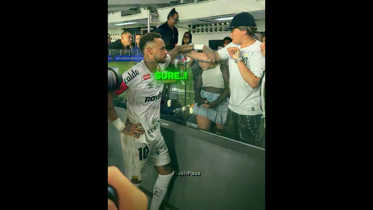 Neymar's Son Always Supports His Father..🇧🇷❤️‍🩹
