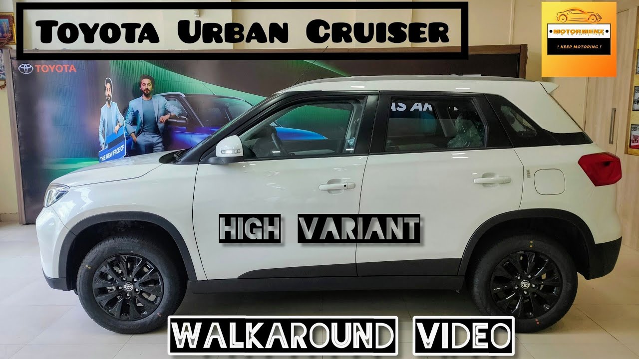 2020 Toyota Urban Cruiser SUV High Variant Sunny White Colour ...