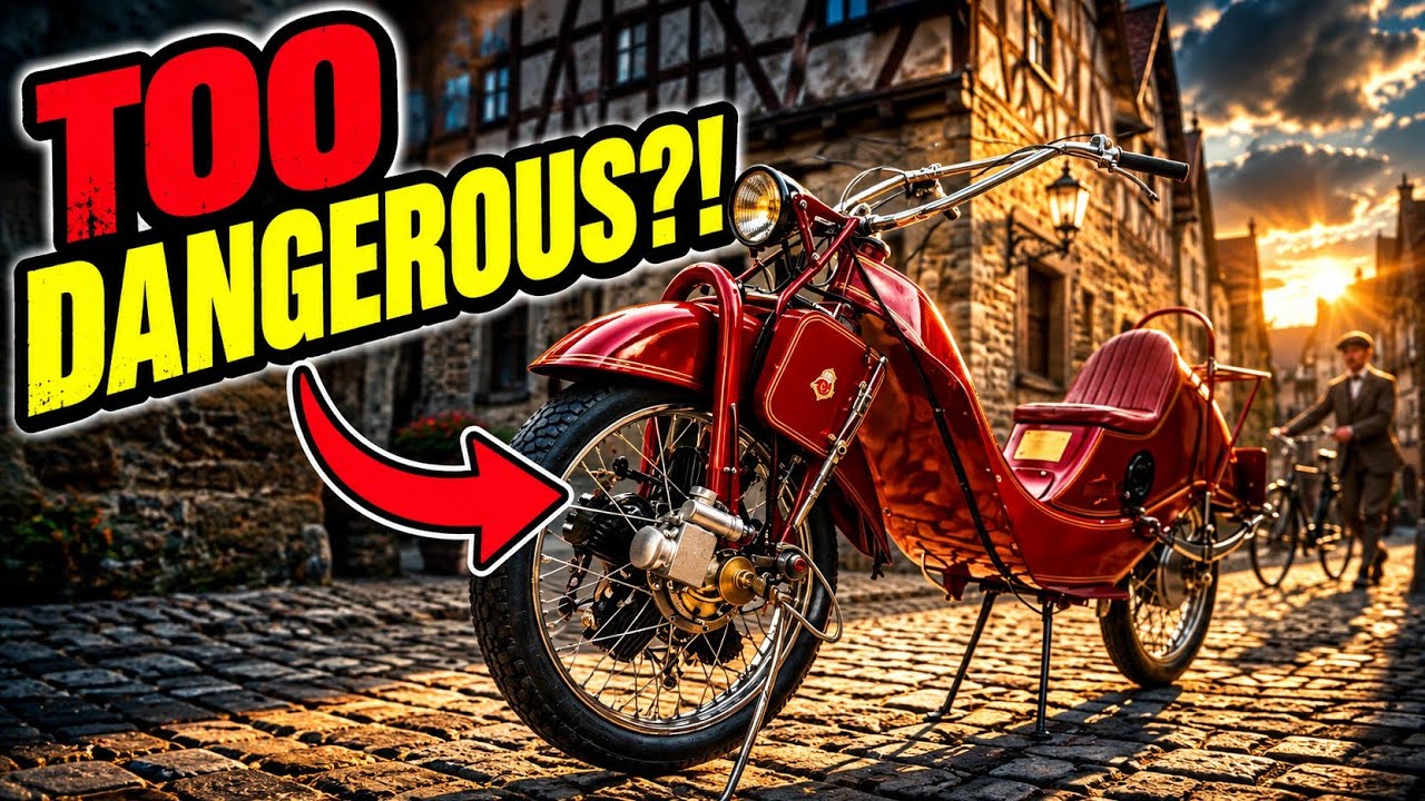 The Strange Motorcycle That Was Almost Impossible to Ride - YouTube