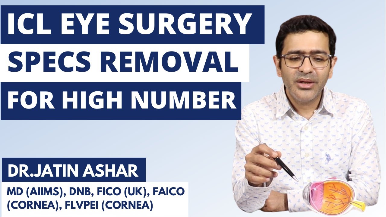 ICL Eye Surgery Specs Removal Surgery For High Myopic Patient Thin 
