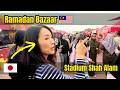 🇲🇾Bazaar Ramadan Stadium Shah Alam Review by Japanese Family🇯🇵
