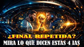 ¿Final repetida? Las 4 IA más potentes ya eligieron al Campeón 2026