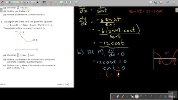 11 40  Further Differentiation   Parametric Differentiation   Part 9