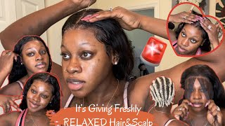 RELAXED NO BABY HAIR METHOD | NO GLUE | ANOTHER BOMB VSHOW HAIR WIG INSTALL | GoGlueless Trumatch screenshot 5