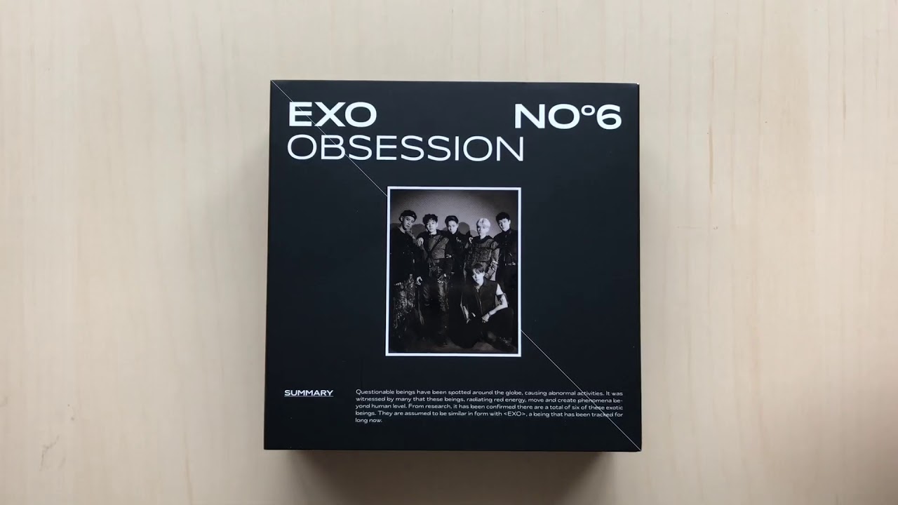 EXO Obsession EXO SC キノ アルバム 20枚 セット ♡Unboxing EXO 엑소 6th Studio Album Obsession 옵세션 (Kihno