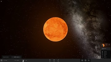 Kepler-62 F and Proxima B collision - Universse Sandbox 2