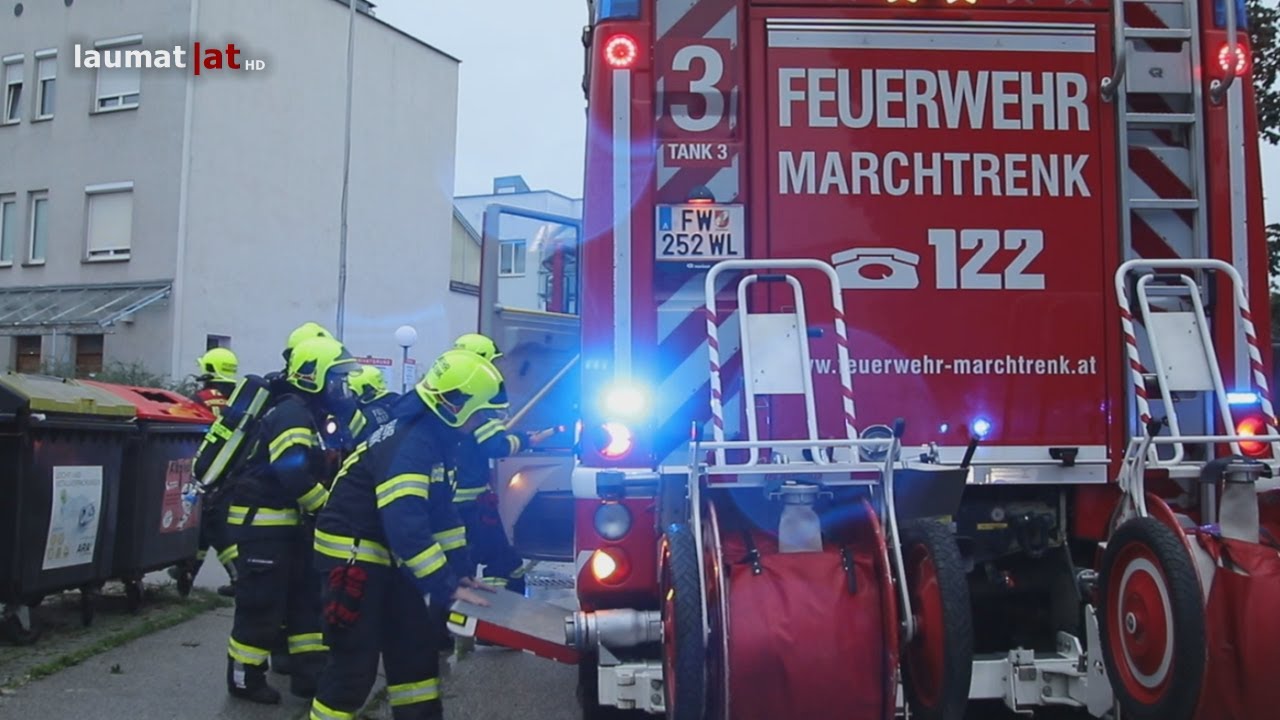 Kleinerer Brand in der Küche einer Mehrparteienhauswohnung in Marchtrenk