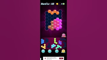 Block! Hexa Puzzle~Turmoil B block 6 to 10 levels~ level-60