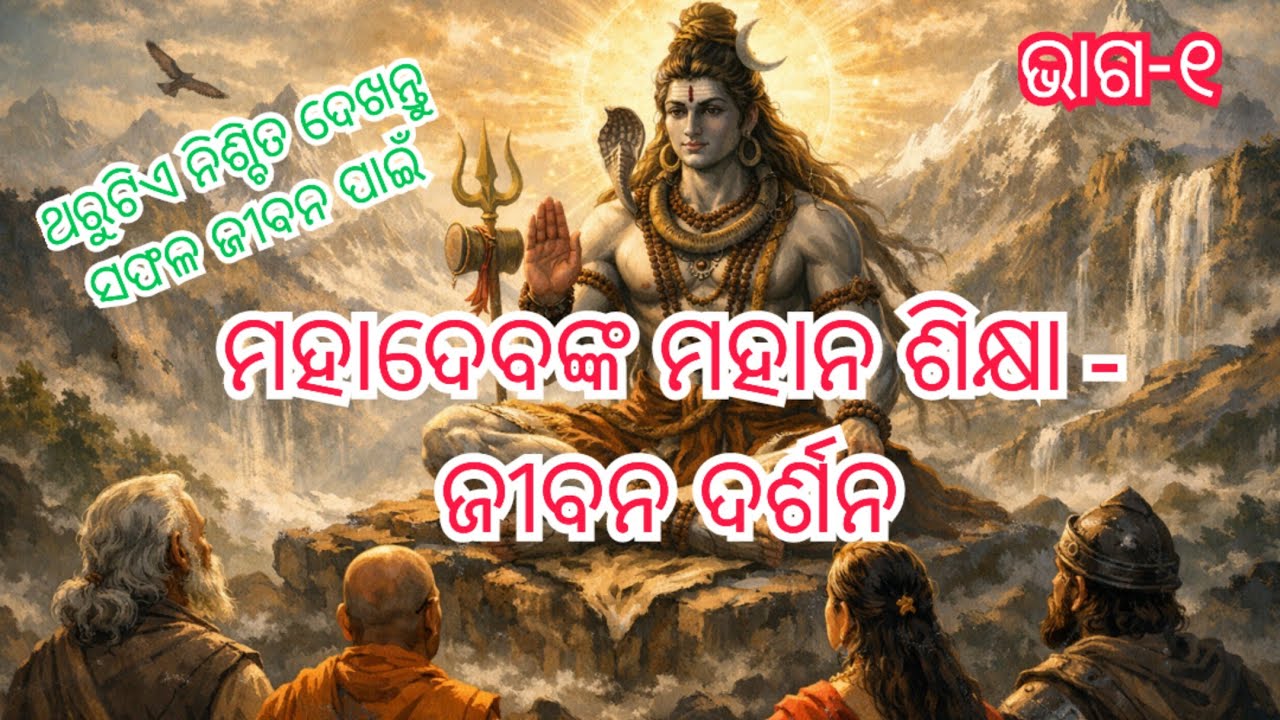 ମହାଦେବ ଙ୍କ ବିଶାଳ ଉପଦେଶ ସଫଳ ଜୀବନ ପାଇଁ lShiv sambhu🙏odia spiritual l odia nitibani l Mahadev ki katha