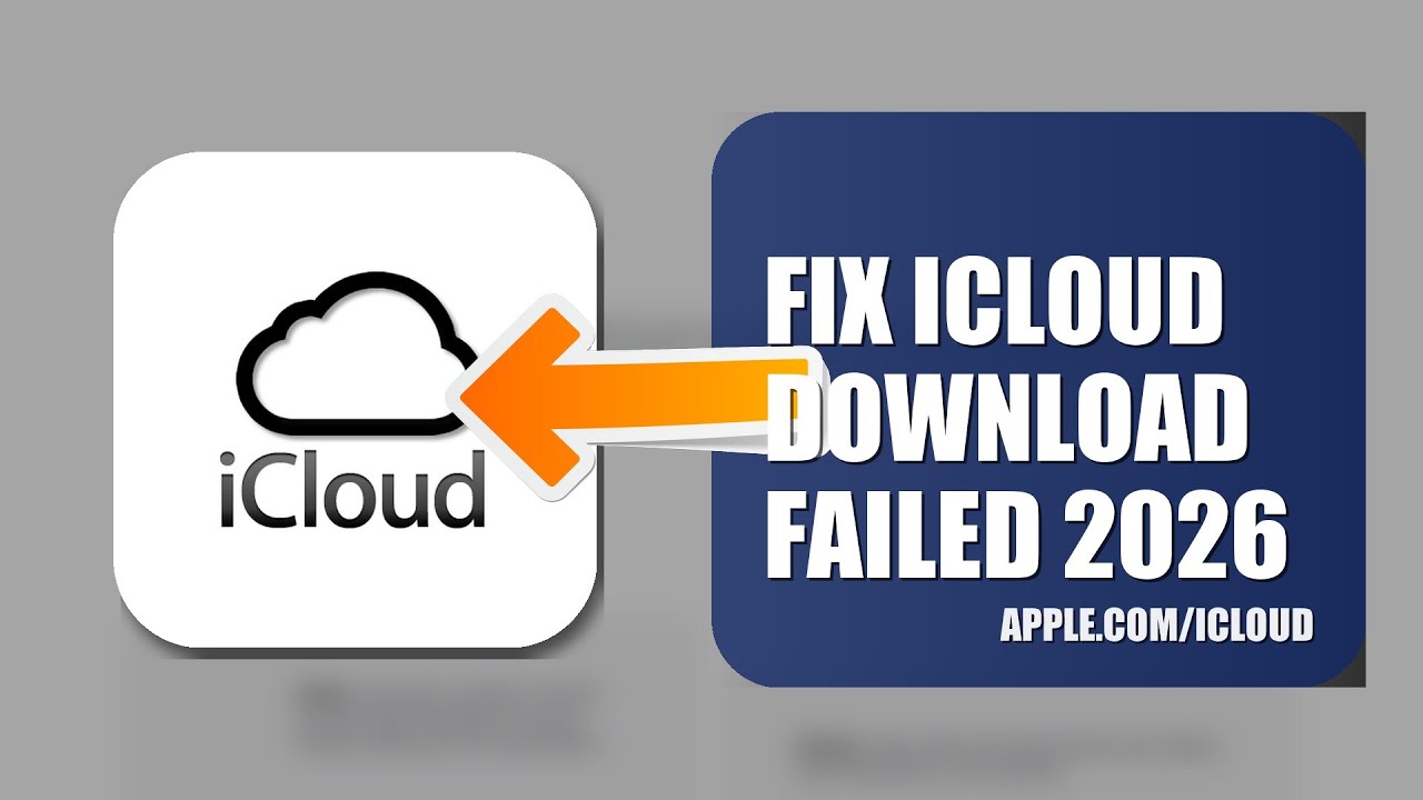 How To Fix iCloud Download Failed 2026 - YouTube