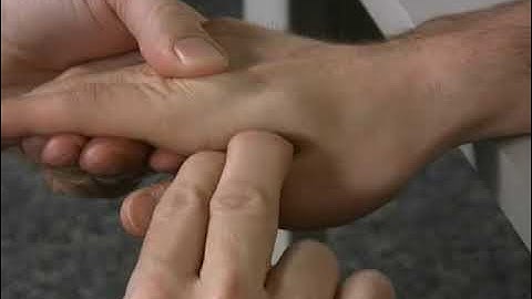 MMT Group Thumb Carpometacarpal CMC joint Adduction (sagittal plane adduction from palmar abduction)