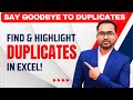 How to Find and Highlight Duplicate Values in Excel Easily!