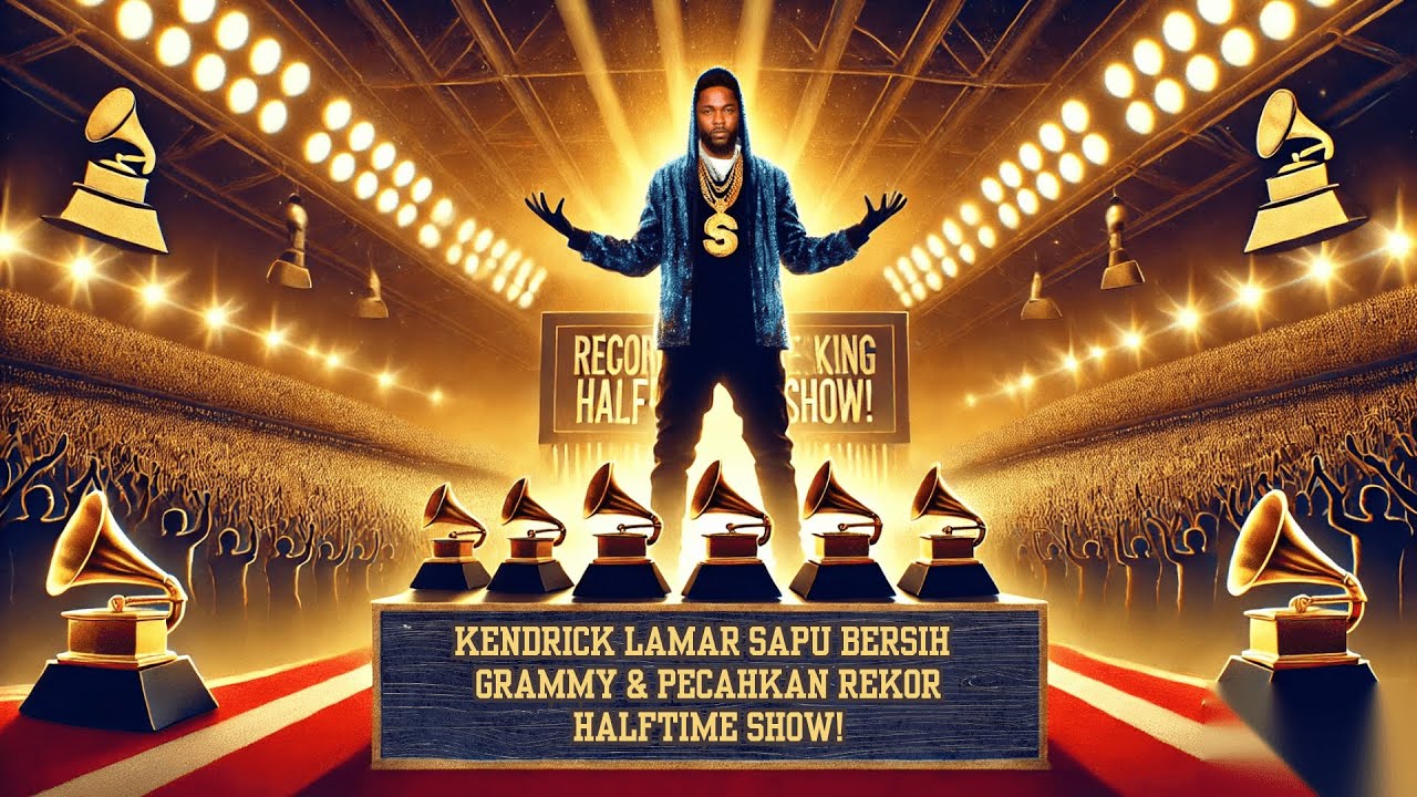 🎤🔥 KENDRICK LAMAR SAPU BERSIH GRAMMY & PECAHKAN REKOR HALFTIME SHOW! 🔥🎤