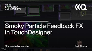 Smoky Particle Feedback FX in TouchDesigner - TouchDesigner Tutorial 142