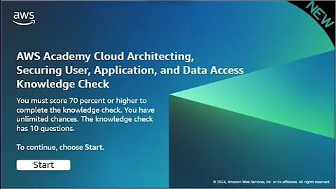 Module 9 Knowledge Check Answers | AWS CLOUD ARCHITECTING | UPDATED