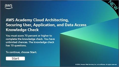 Module 9 Knowledge Check Answers | AWS CLOUD ARCHITECTING | UPDATED
