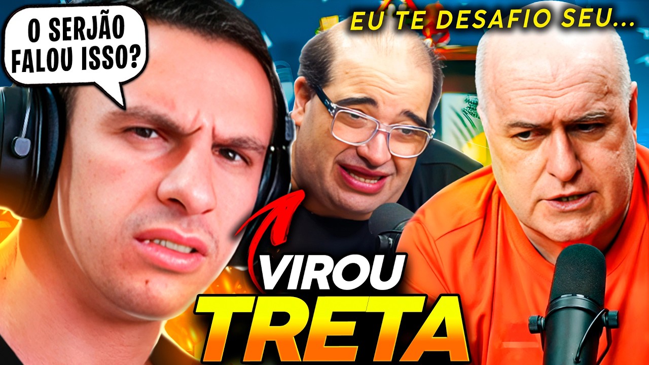 SUPER XANDÃO REAGINDO a TRETA ENTRE o RUBÃO e O SERJÃO FICOU FEIA...