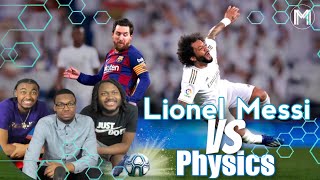 AMERICANS REACT TO Lionel Messi vs Physics