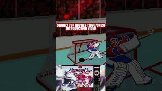 The Mode 7 16-bit intro for Super NHL Stanley Cup on the SNES still hits! 💿❄️