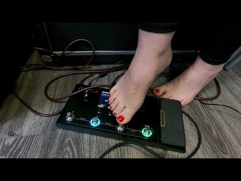 Choosing guitar tone with my feet