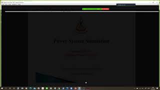 529426 Power System Simulation 20210505 Introduction to Digsilent