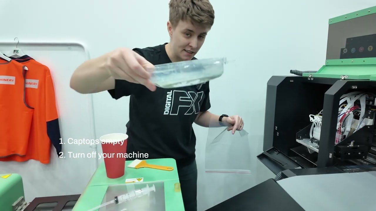 How to properly flush your print heads.
