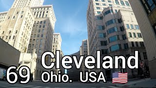 Drive Time 69  l  Downtown Cleveland, Ohio. USA  I  Lake Erie waterfront  l  ThatGuyJunJun