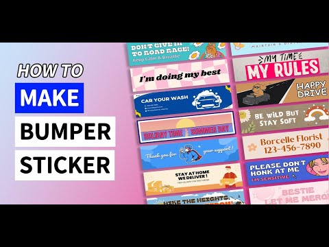 How To Design A Bumper Sticker