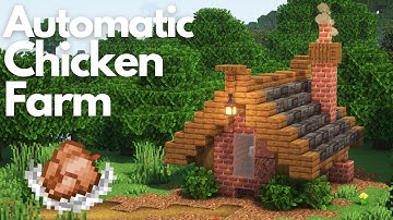 AUTOMATIC CHICKEN FARM | Minecraft Tutorial | Java & Bedrock [1.21+]