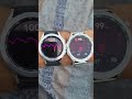 galaxy watch 4 classic &amp; huawei watch gt 4 heartrate comparison#watch #smartwatch #tech #shorts