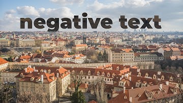 How to add NEGATIVE TEXT in CAPCUT
