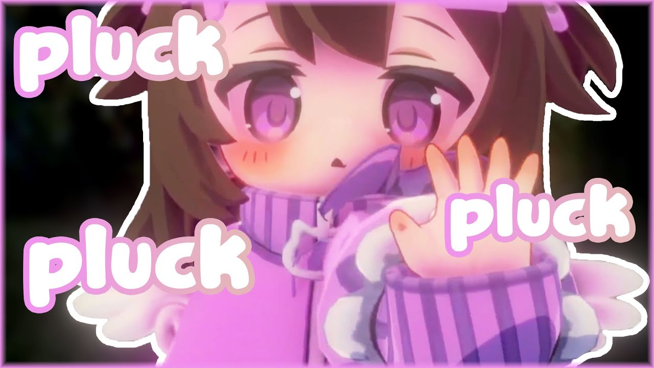 ASMR Forest creature removes your negative thoughts ♡ Positive Affirmations ♡  Mouth sounds ♡ VTuber