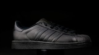 adidas superstar total black