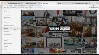 How to jump to pages anywhere within the Squarespace back end