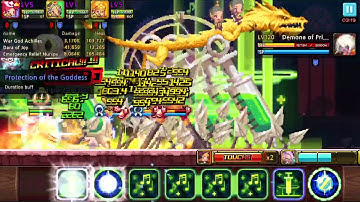 Crusaders Quest - FoRS1 The Gates - Nurspy Dara Achilles Chronos Remi