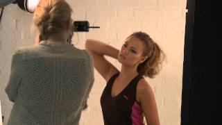Kimberley Walsh Puma Bodytrain SS12 shoot