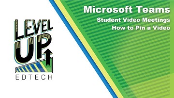 Microsoft Teams Video Meetings for Students (How to Pin a video)