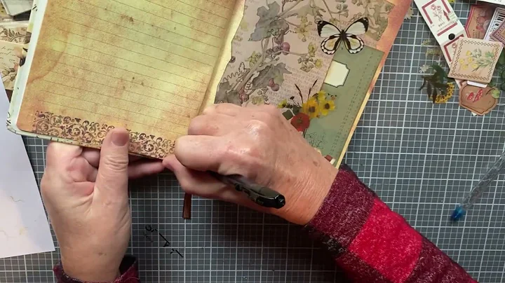 Collage with Me in my Visual Journal | Visual jour...