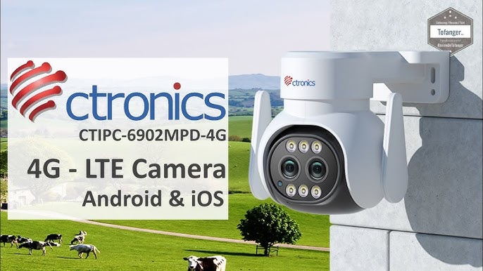 Ctronics 2MP Wifi PTZ Surveillance Camera - Ctronics App - CTIPC
