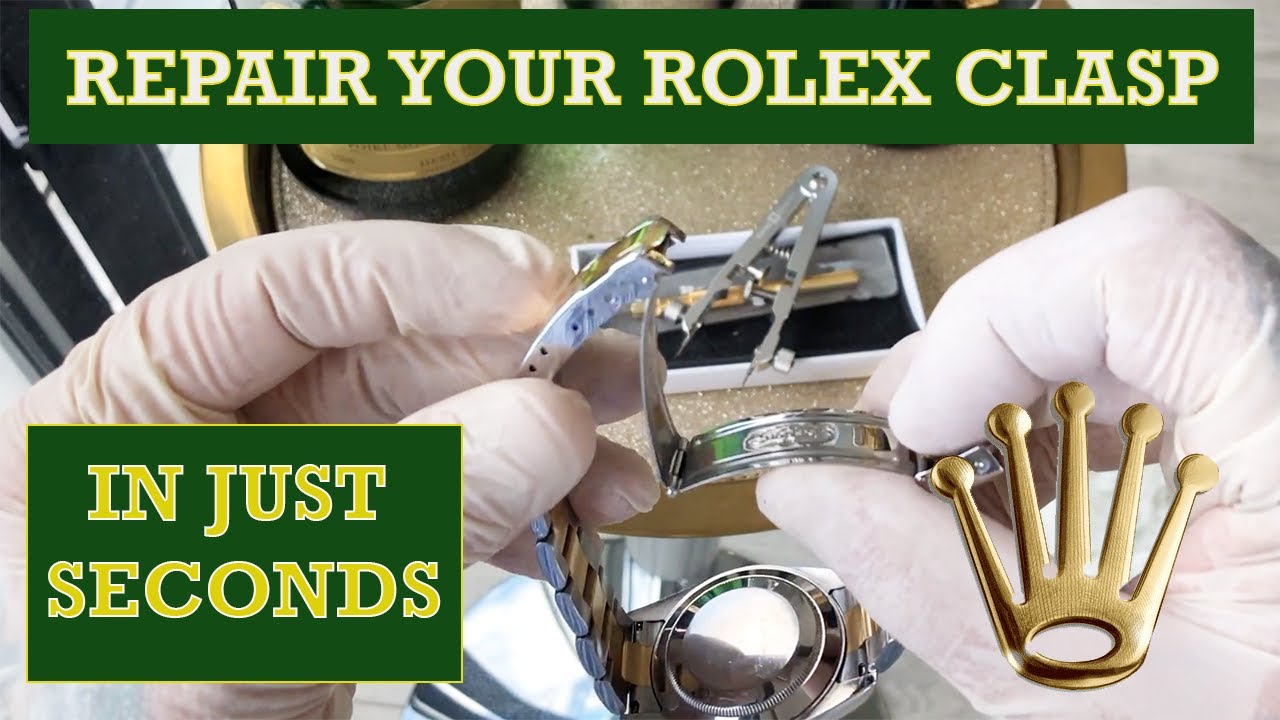 rolex clasp repair