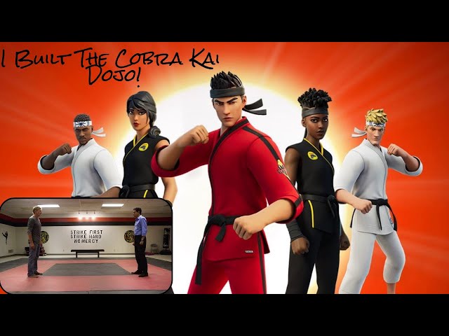 Cobra Kai no Fortnite: crossover leva dojos para o jogo