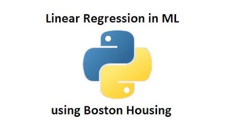 Linear Regression in ML using Boston Housing Dataset
